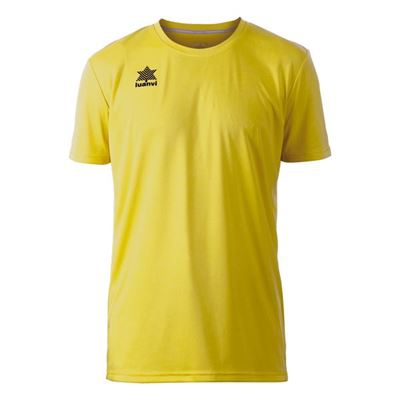 Camiseta de Manga Corta Luanvi Amarillo Talla: XXS