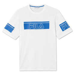 Camiseta de Manga Corta Hombre Fila 683085.M67 Blanco Talla M en oferta