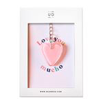 UO Llavero de metacrilato love you infinito corazón características