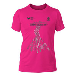 Camiseta de Manga Corta Hombre Luanvi Fucsia Talla: M características