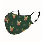 Mascarilla para adulto Legami lavable navidad Rudolph características