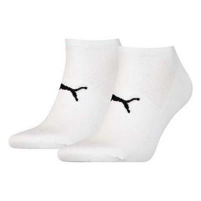 Calcetines Tobilleros Puma PERFORMANCE TRAIN LIGHT Blanco 2 Pares Blanco/Negro Talla 43-46