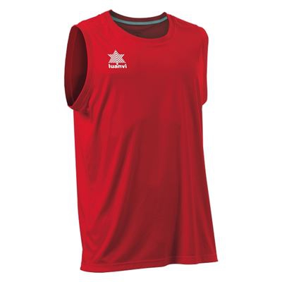 Camiseta de Tirantes Luanvi Basket Pol Rojo Talla: M