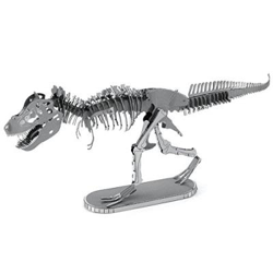 Puzzle metal figura 3D Esqueleto Tyrannosaurus Rex Metal Earth en oferta