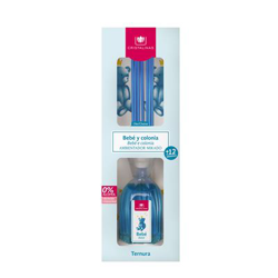 Ambientador mikado Cristalinas 12 semanas aroma bebé y colonia 90 ml - 10010921 características