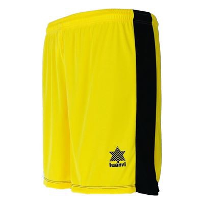 Pantalón Corto Deportivo Luanvi Premium Amarillo Talla: 4XS