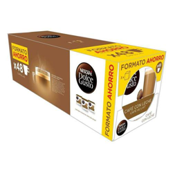Detalles de la oferta de Pack 48 cápsulas de café Nescafé Dolce Gusto Café con leche Pack 48 cápsulas de café Nescafé Dolce Gusto Café con leche precio