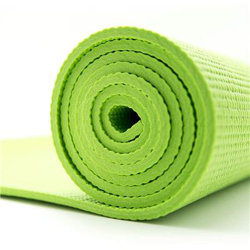 Esterilla de Yoga de PVC, 6mm de Grosor, Antideslizante y Duradera, Colchoneta para Gimnasia Pilates Fitness, Tamaño 173 x 610 cm, Verde en oferta
