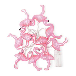 Guirnalda de Luces LED Flamencos, 10 Leds de Luz Blanca Cálida, 1,65m características