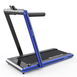 Cinta fitness de correr plegable Gearstone Pantalla Dual&Táctil Bluetooth azul precio