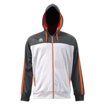 Chaqueta Deportiva Luanvi Kioto Blanco Negro Acetato Talla: M