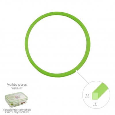 Anillo Silicona Para Recipiente Hermetico Cristal 550 ml.