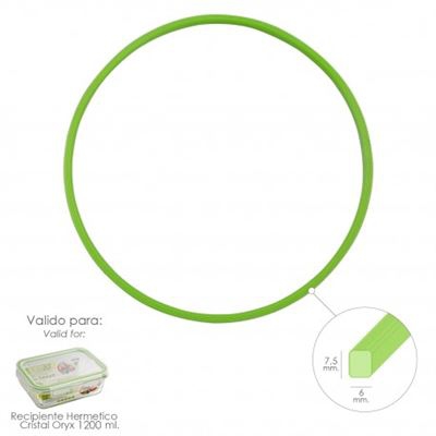 Anillo Silicona Para Recipiente Hermetico Cristal 1.200 ml.