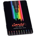 Estuche métalico BIC Conté con 10 rotuladores multicolor