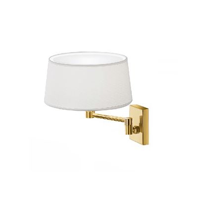 Lámpara de Pared Homemania PANZERI Classic Blanco Oro 27x32x26 cm