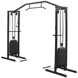 Máquina de poleas y cables de gimnasio vidaXL, 315 cm Negro en oferta