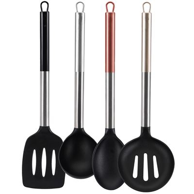 Set 4pc Accesorios Cocina Bergner Neon BG Nylon