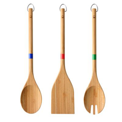Set 3pc Utensilios Benetton Bamboo precio