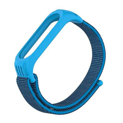 Pulsera Blutech recambio Xiaomi Mi Band 5 TPU y Nylon Azul en oferta