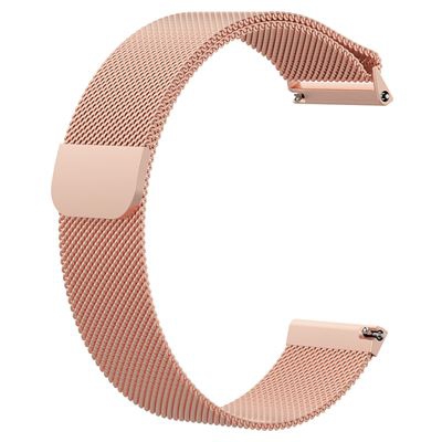 Pulsera de Acero inoxidable reemplazo para Fitbit Versa (195mm), Oro rosa
