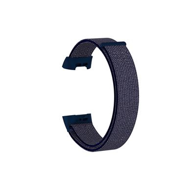 Pulsera de nylon suave para Fitbit Charge 3, Azul oscuro