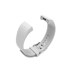 Pulsera de Silicona suave para Fitbit Charge 2 (170-206mm), Blanco en oferta