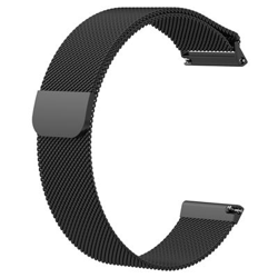 Pulsera de Acero inoxidable reemplazo para Fitbit Versa (195mm), Negro precio