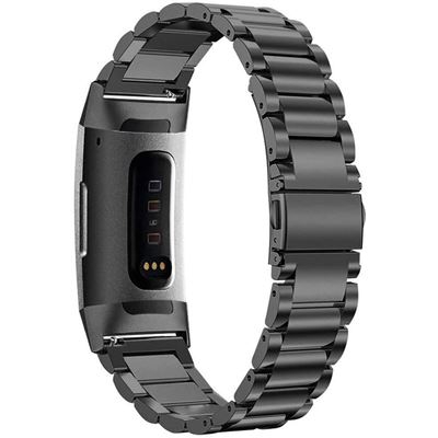Pulsera Acero Stainless Lux + Herramienta Fitbit Charge 3 / Charge 3 SE Negro