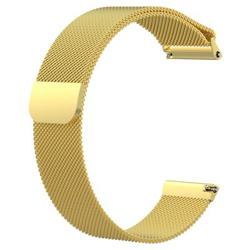 Pulsera de Acero inoxidable reemplazo para Fitbit Versa (195mm), Oro características