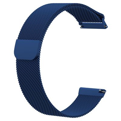 Pulsera de Acero inoxidable para Fitbit Versa (210mm), Azul