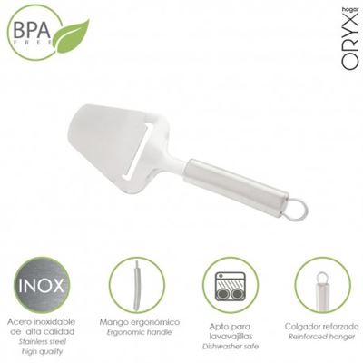 Cortador De Queso Acero Inoxidable 8 x 23 (Alt) cm.