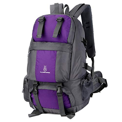 Lixada Mochila de Senderismo 50L Impermeable Mochila de Viaje con Compartimiento de Zapatos para Escalada Camping Montañismo