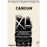 Bloc A4 Canson XL Touch Arenoso blanco natural
