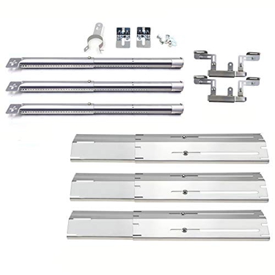 Denmay - Kit de reparación de repuesto para Charbroil 463420509, 463460708, 463460710 Barbacoa a gas, quemadores de acero inoxidable, tubo cruzado de 