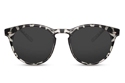 Cheapass Gafas de Sol Redondas Gafas de Sol con Estampado Zebra Hombre Mujer UV400