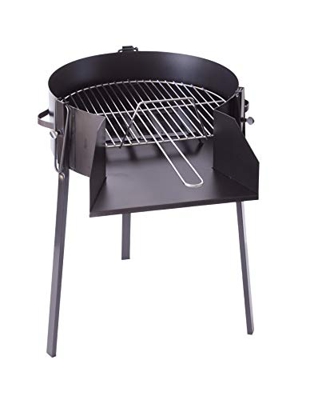 FERRETERIA LEPANTO LepantoGarden Barbacoa Redonda 50 cnt de Chapa para Carbon + Parrillas