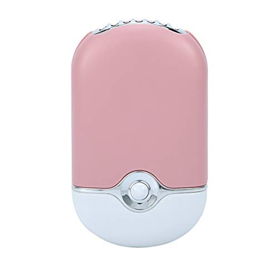 Mini ventilador portátil personal, ventilador de aire acondicionado eléctrico, ventilador refrigeración de enfriamiento mano Recarga de USB para la ex