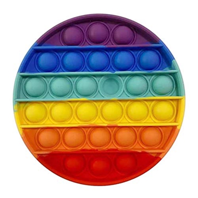 Juguete sensorial Push Pop It Bubble Fidget – Alivio del estrés de silicona Juguete para aliviar el estrés – Juguete sensorial para el hogar y la ofic