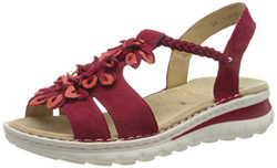 ara Tampa, Sandalia con Pulsera Mujer, Rojo (Rot, Corallo/Rosso 77), 37 EU en oferta