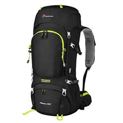 MOUNTAINTOP 50/60L Mochila de Senderismo Impermeable Multifuncion Mochila de Camping al Aire Libre con Cubierta de Lluvia para Trekking Viajes Montaña precio