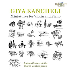 Giya Kancheli. Miniatures For Violin And Piano en oferta