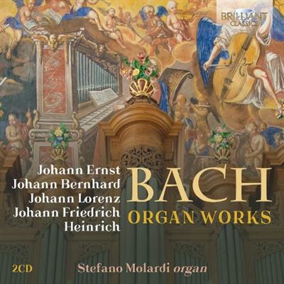 La Famille Bach : Oeuvres pour orgue - 2 CD