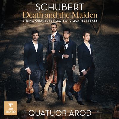 Schubert: Der Tod und das Mädchen, string quartet No.4, string quartet No.8