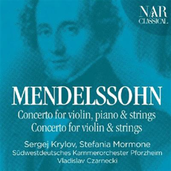 Mendelssohn: Concerto For Violin Piano & Strings / Concerto For Violin& Strings en oferta