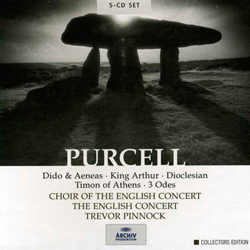 Purcell - Dido & Aeneas / King Arthur / Dioclesian / Timon of Athens / 3 Odes características