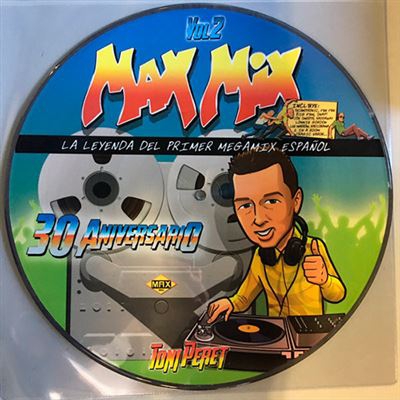 Max Mix 30 Aniversario Vol.2 Toni Peret - La Leyenda Del Primer Megamix Español - Vinilo