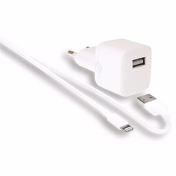 Cargador Wefix lightning USB-A 2.4A Blanco en oferta
