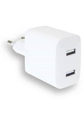 Cargador dual Wefix USB-A Blanco