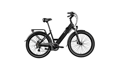 LEGEND EBIKES Milano 36V14Ah Bicicleta Eléctrica Plegable, Unisex Adulto, Onyx Black, Talla Única
