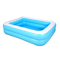 ZEKUN Summer Inflatable Swimming Pool Thicken PVC Rectangular Bathing Adult Child Bathtub Comfortable Child Portable Swimming Pool precio